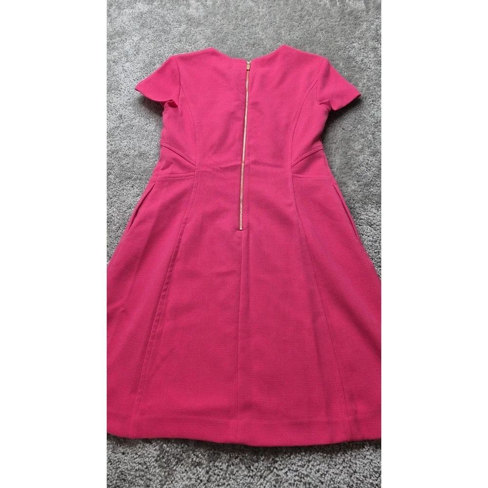 Vince Camuto Dress Women's 10 Pink‎ Sleeveless Back Zipper Accent Sheath